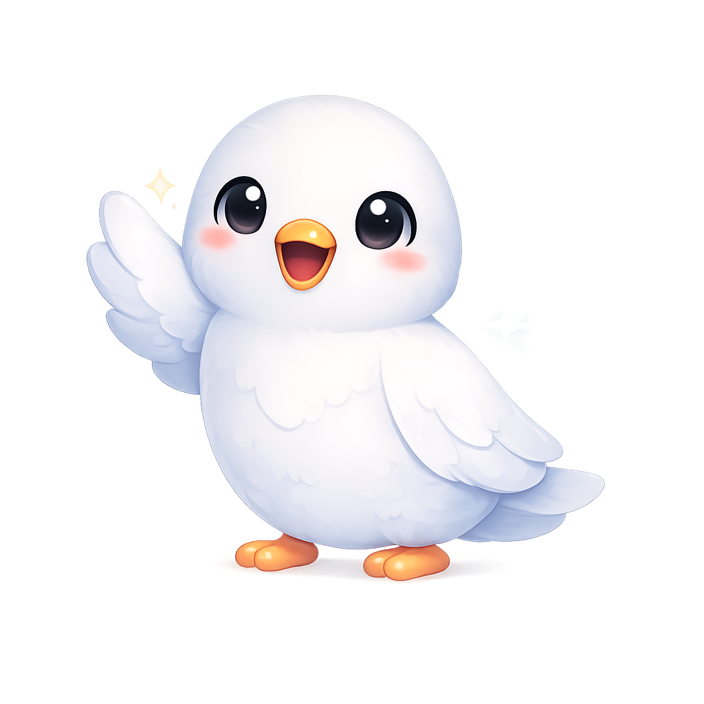 PromiseDaily mascot waving